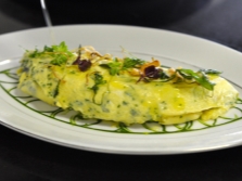 Omelet with herbs