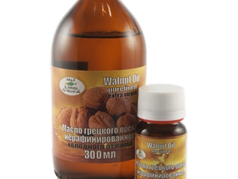 Walnut oil is sold in various containers