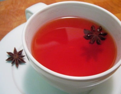 Healing tea with star anise