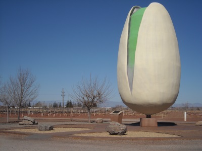 Pistachio Monument in Spain