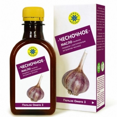 Garlic oil for vascular treatment