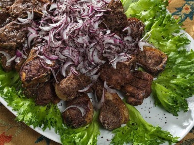 Lamb shish kebab